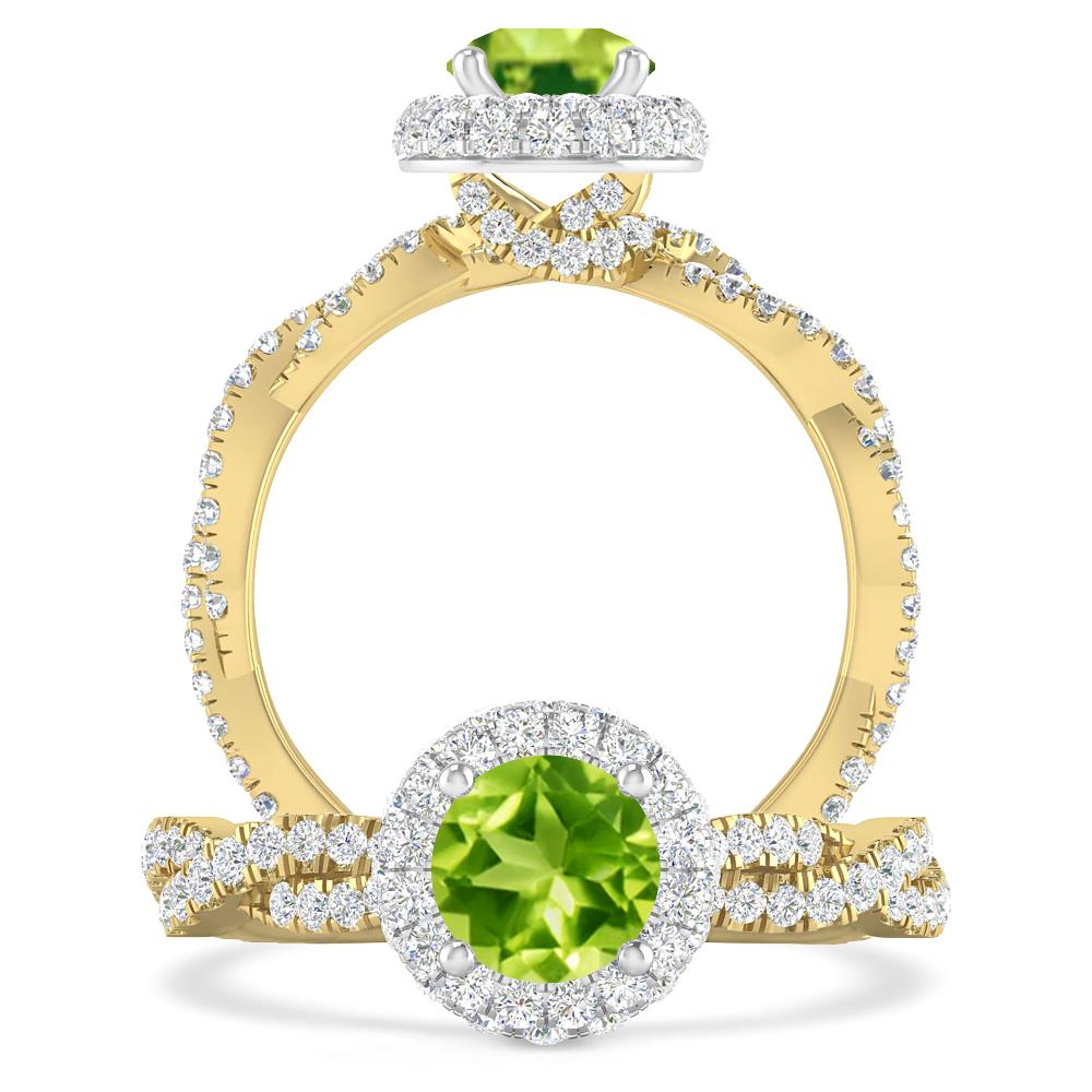 Yellow Gold - Peridot