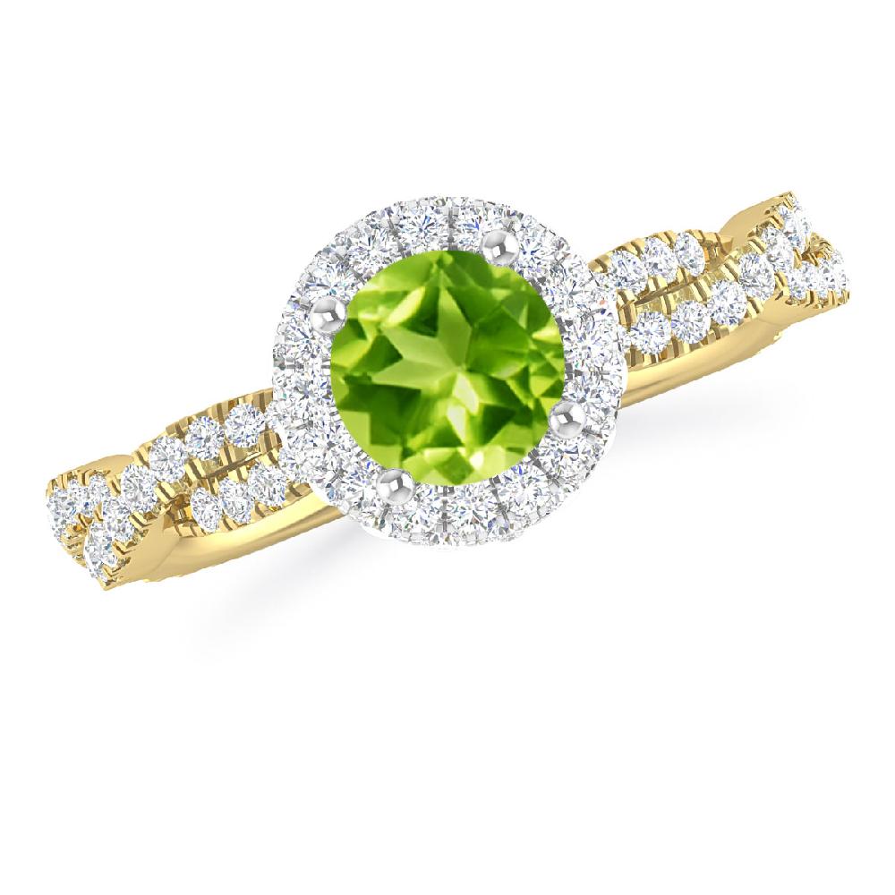 Yellow Gold - Peridot