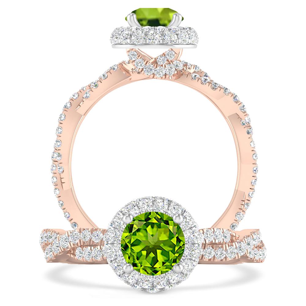 Rose Gold - Peridot