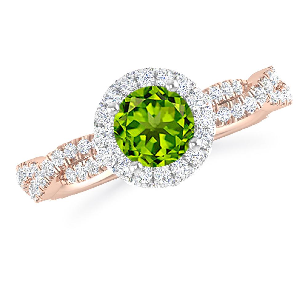 Rose Gold - Peridot