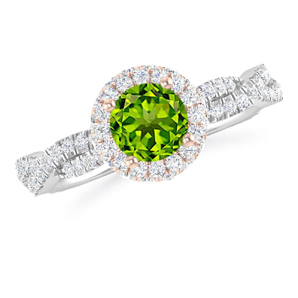 White Gold - Peridot