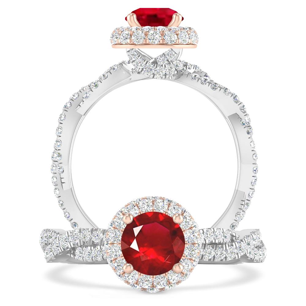 White Gold - Ruby