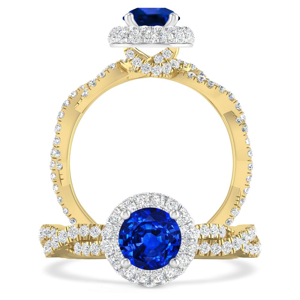 Yellow Gold - Sapphire