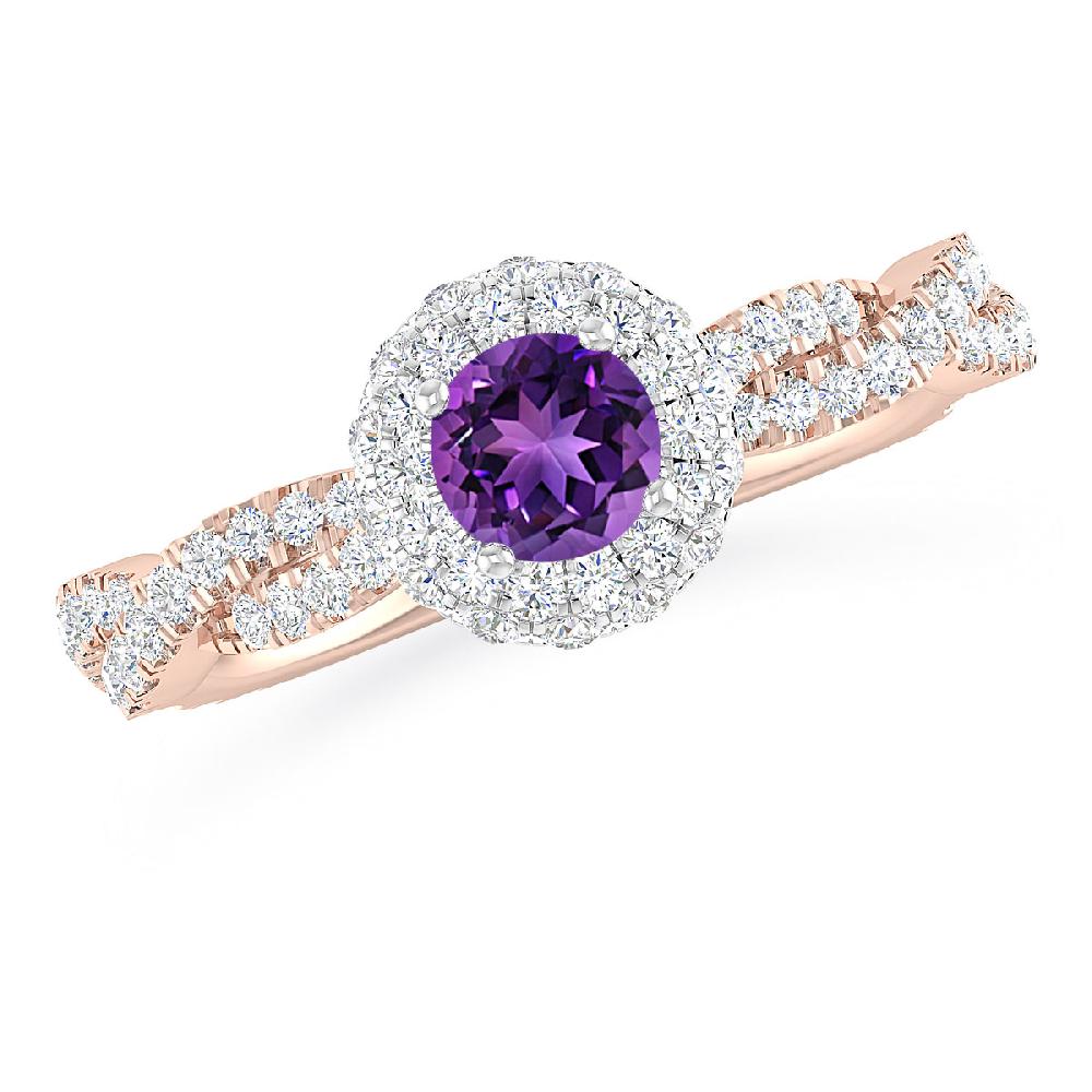 Rose Gold - Amethyst