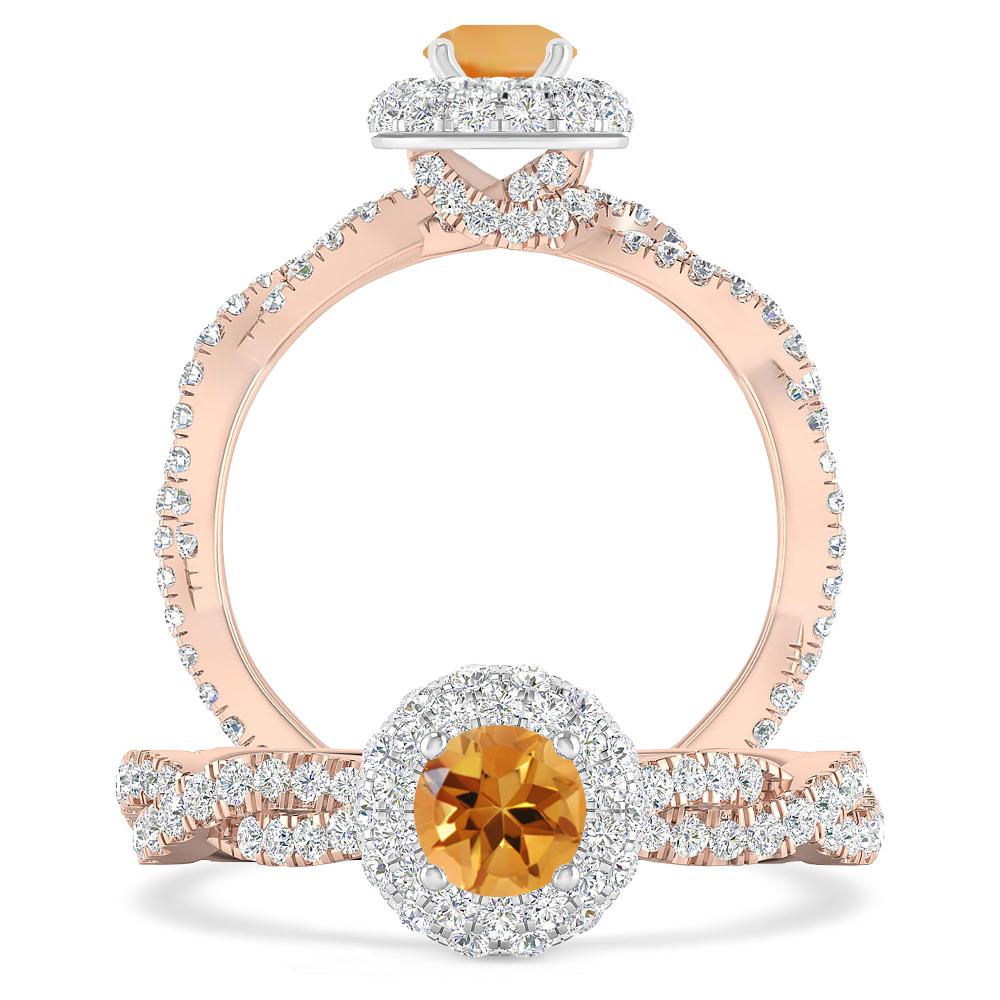 Rose Gold - Citrine