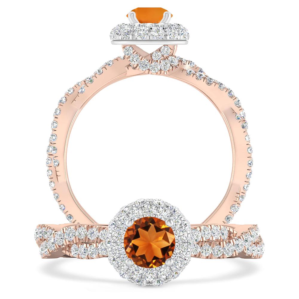 Rose Gold - Citrine