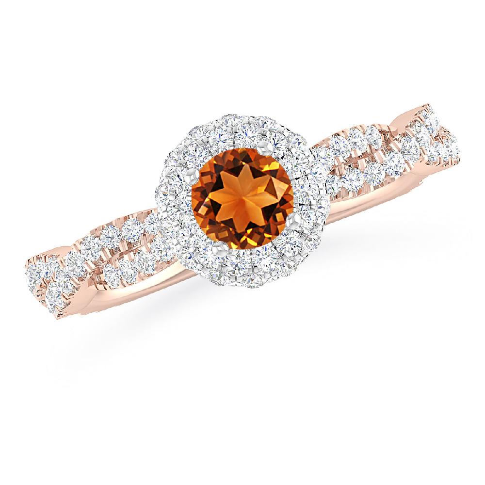 Rose Gold - Citrine