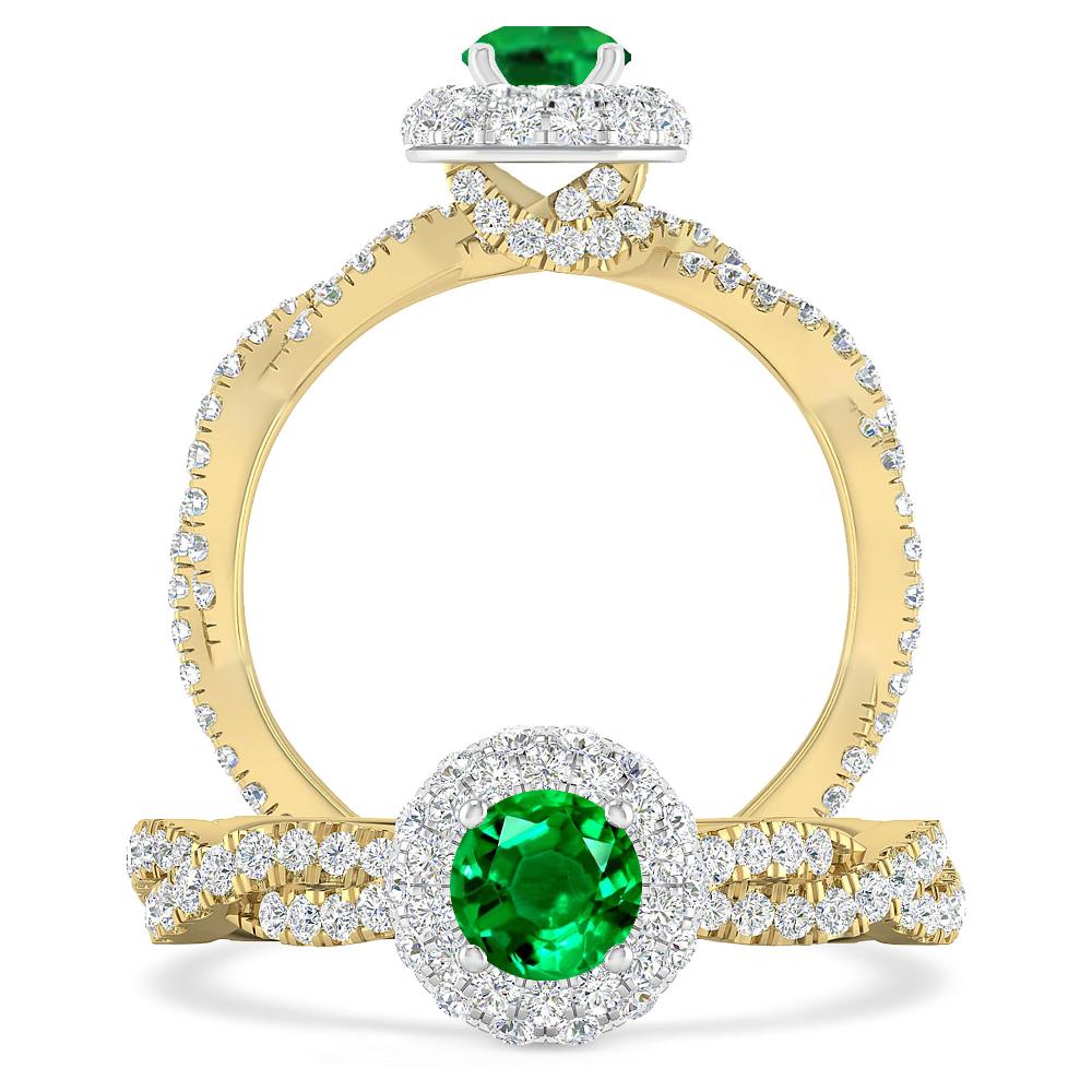 Yellow Gold - Emerald