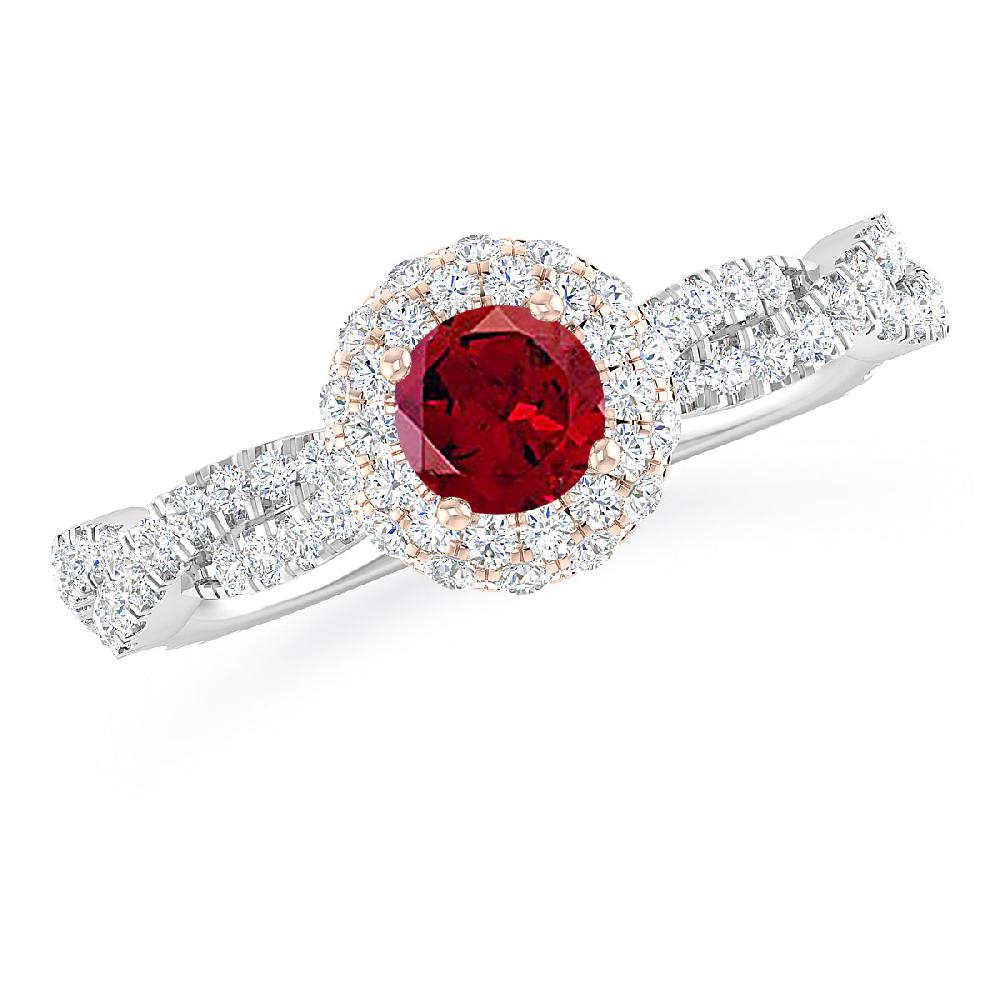 White Gold - Garnet