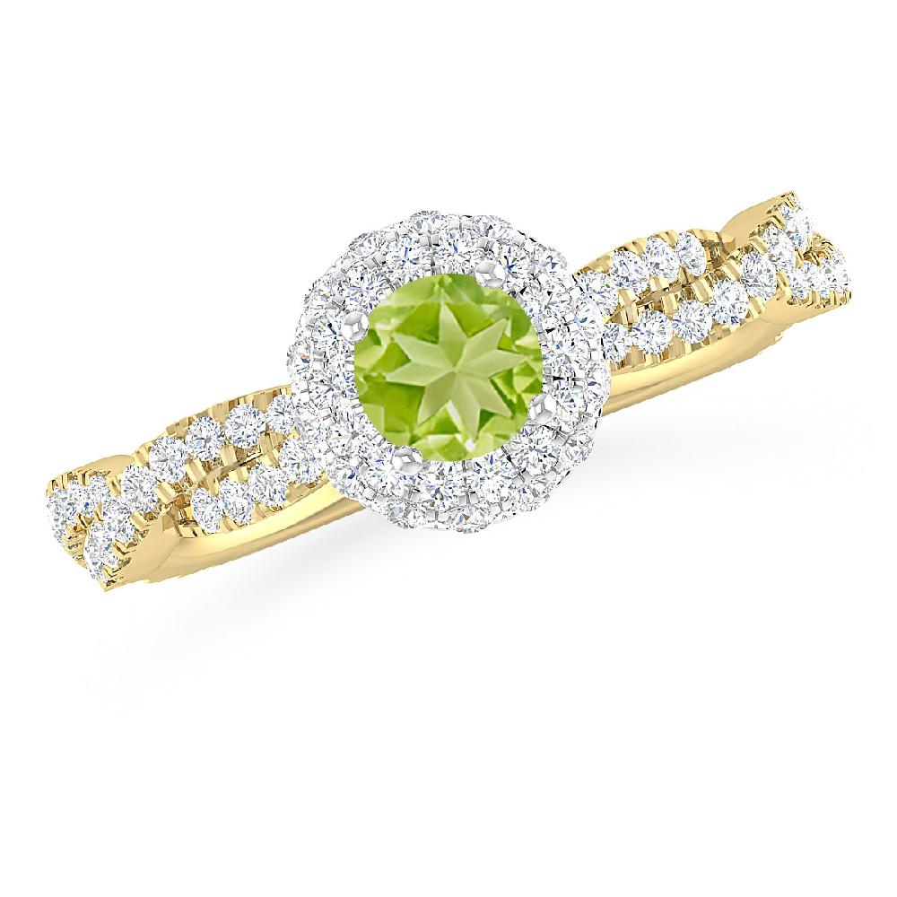 Yellow Gold - Peridot