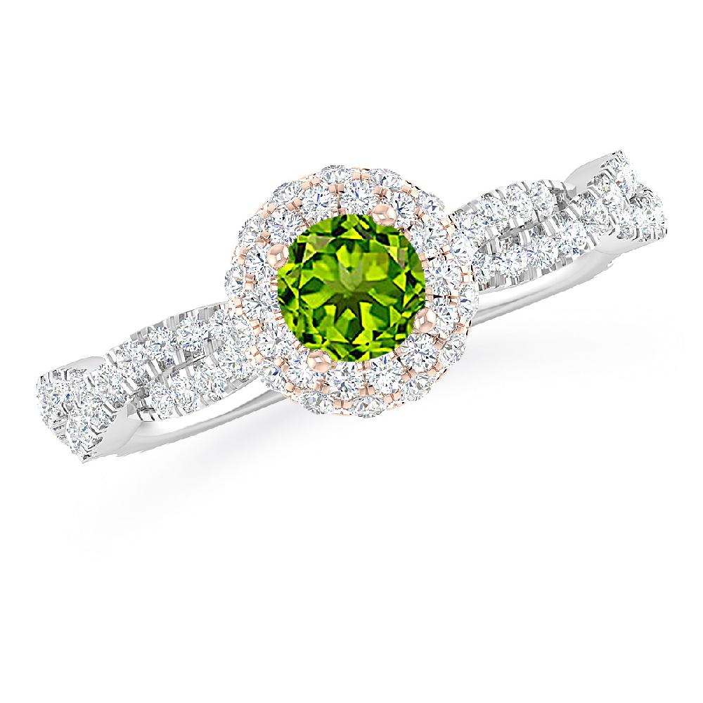 White Gold - Peridot