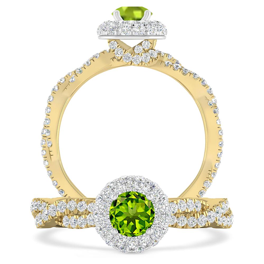 Yellow Gold - Peridot