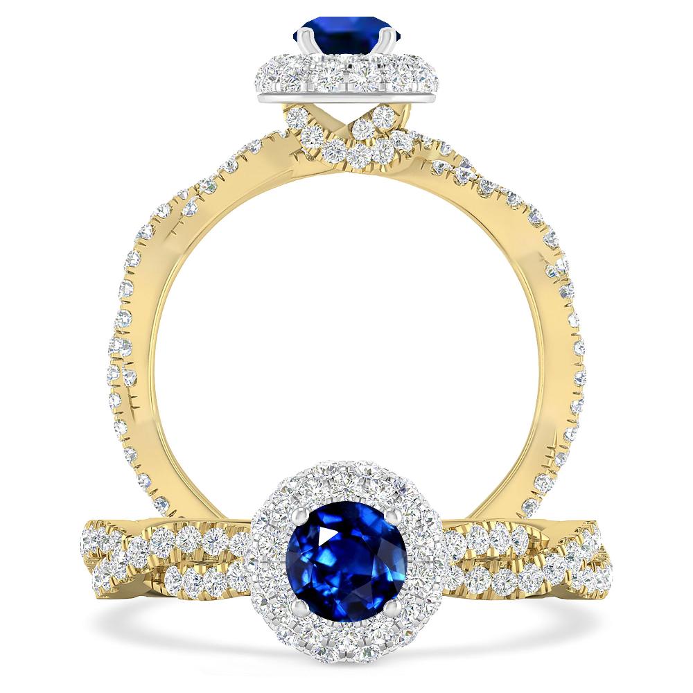 Yellow Gold - Sapphire