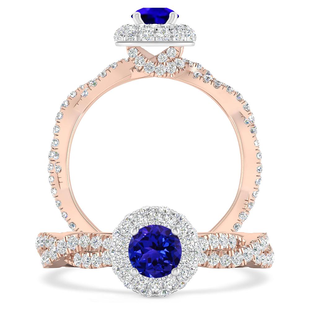 Rose Gold - Tanzanite