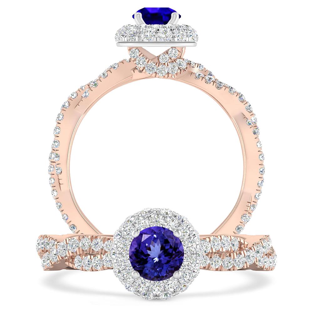 Rose Gold - Tanzanite