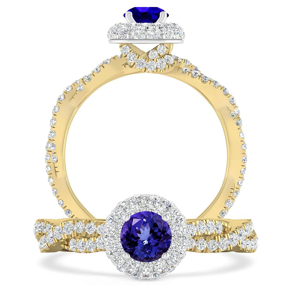 Yellow Gold - Tanzanite