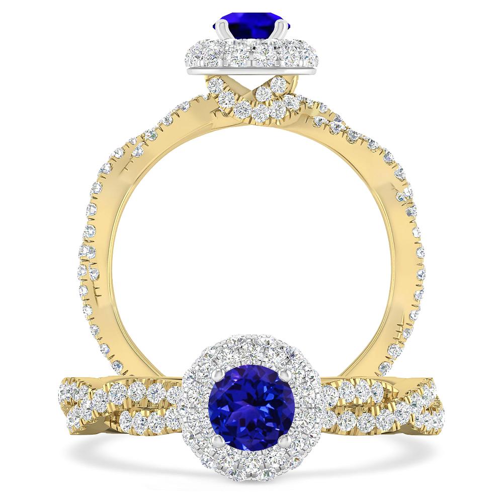 Yellow Gold - Tanzanite