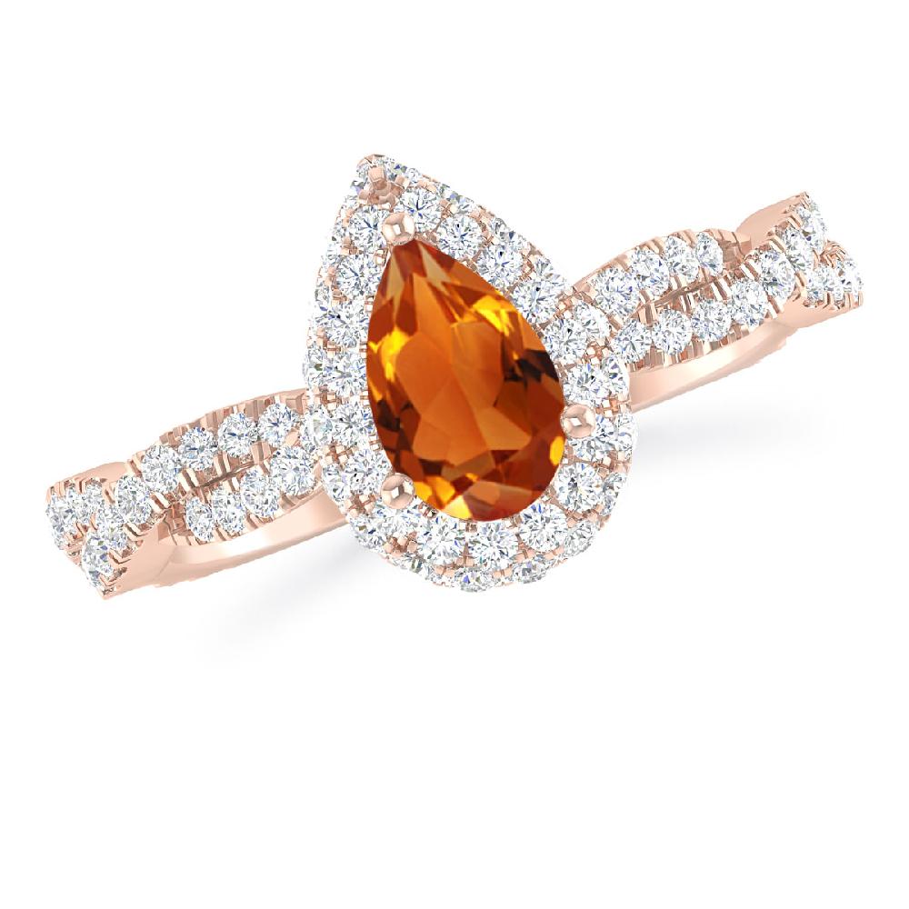 Rose Gold - Citrine