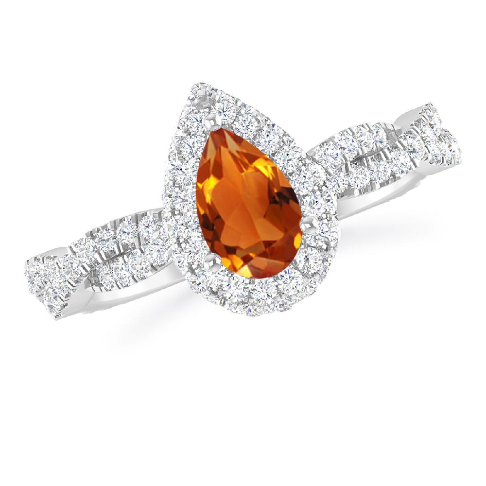 White Gold - Citrine