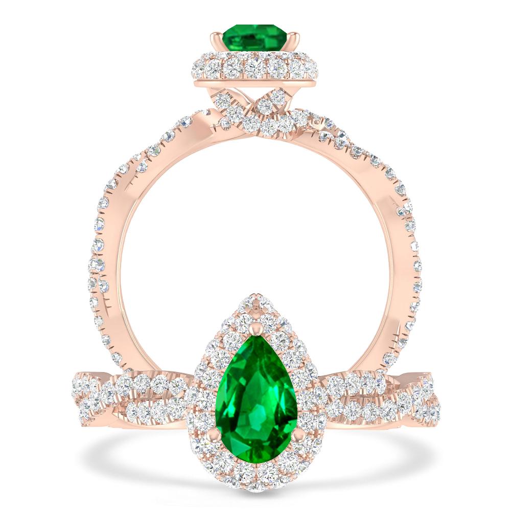 Rose Gold - Emerald