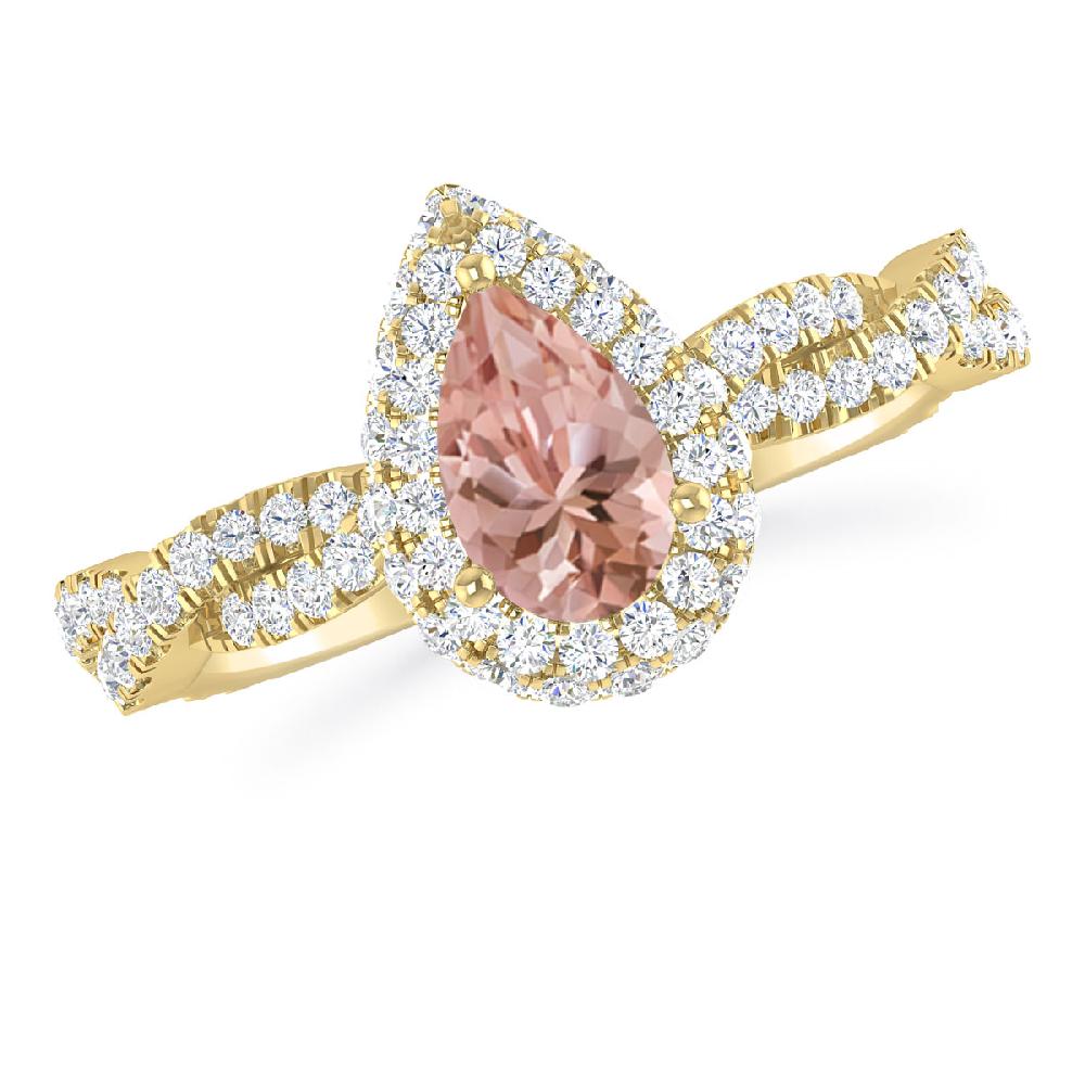 Yellow Gold - Morganite