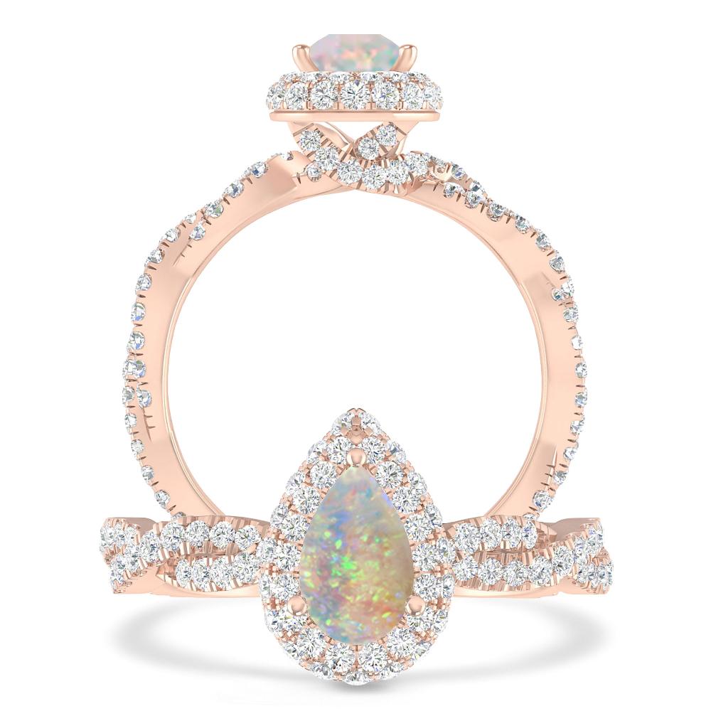 Rose Gold - Opal