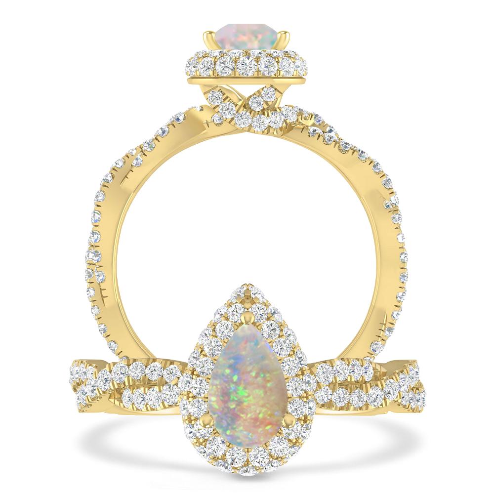 Yellow Gold - Opal