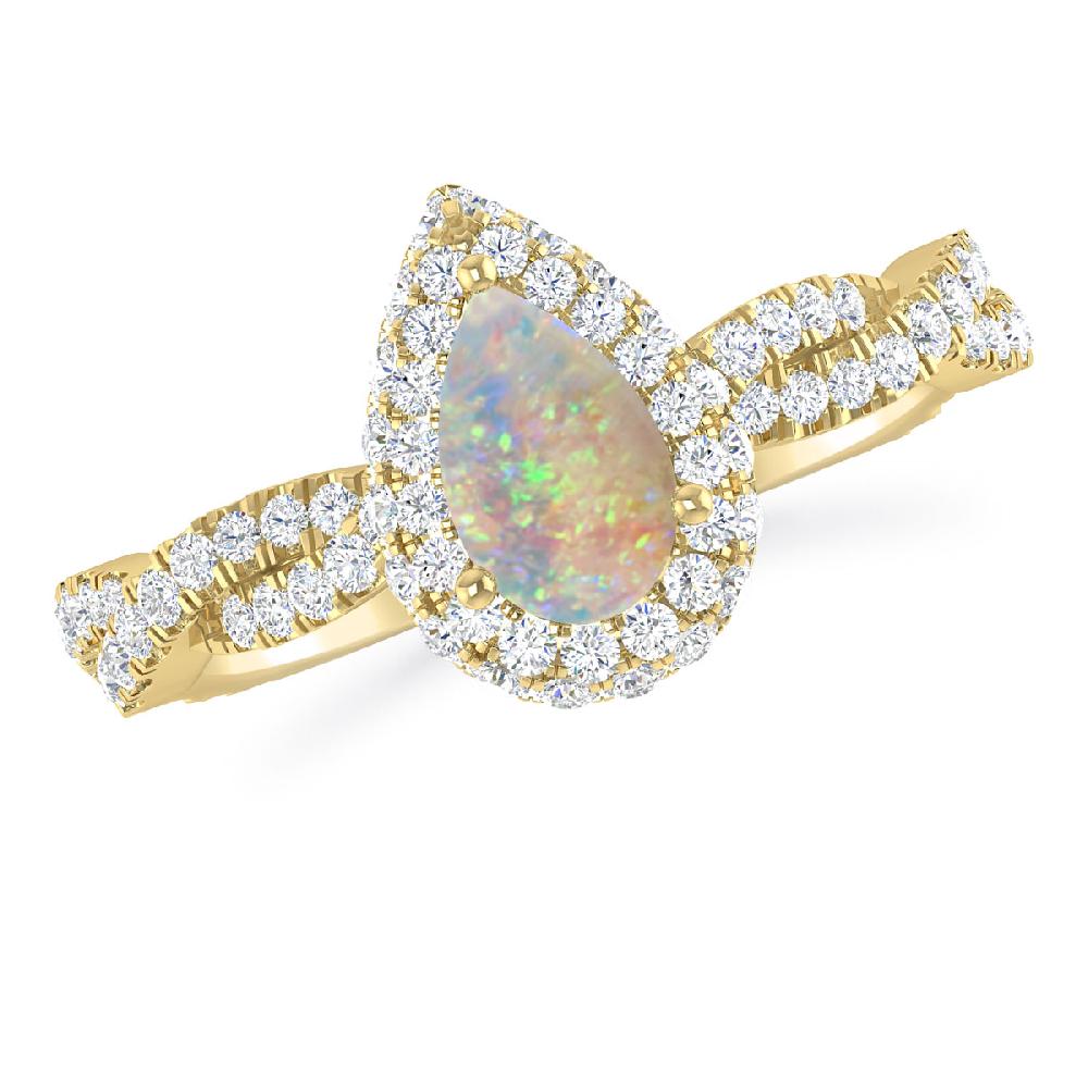 Yellow Gold - Opal