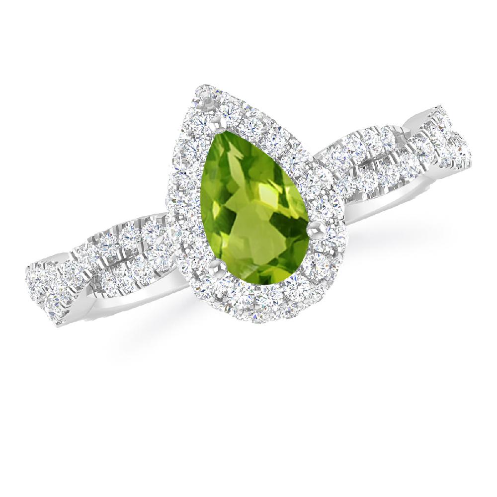 White Gold - Peridot