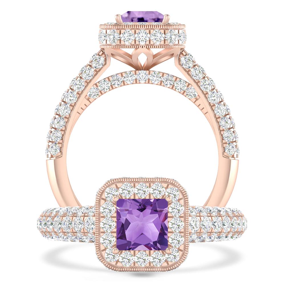 Rose Gold - Amethyst