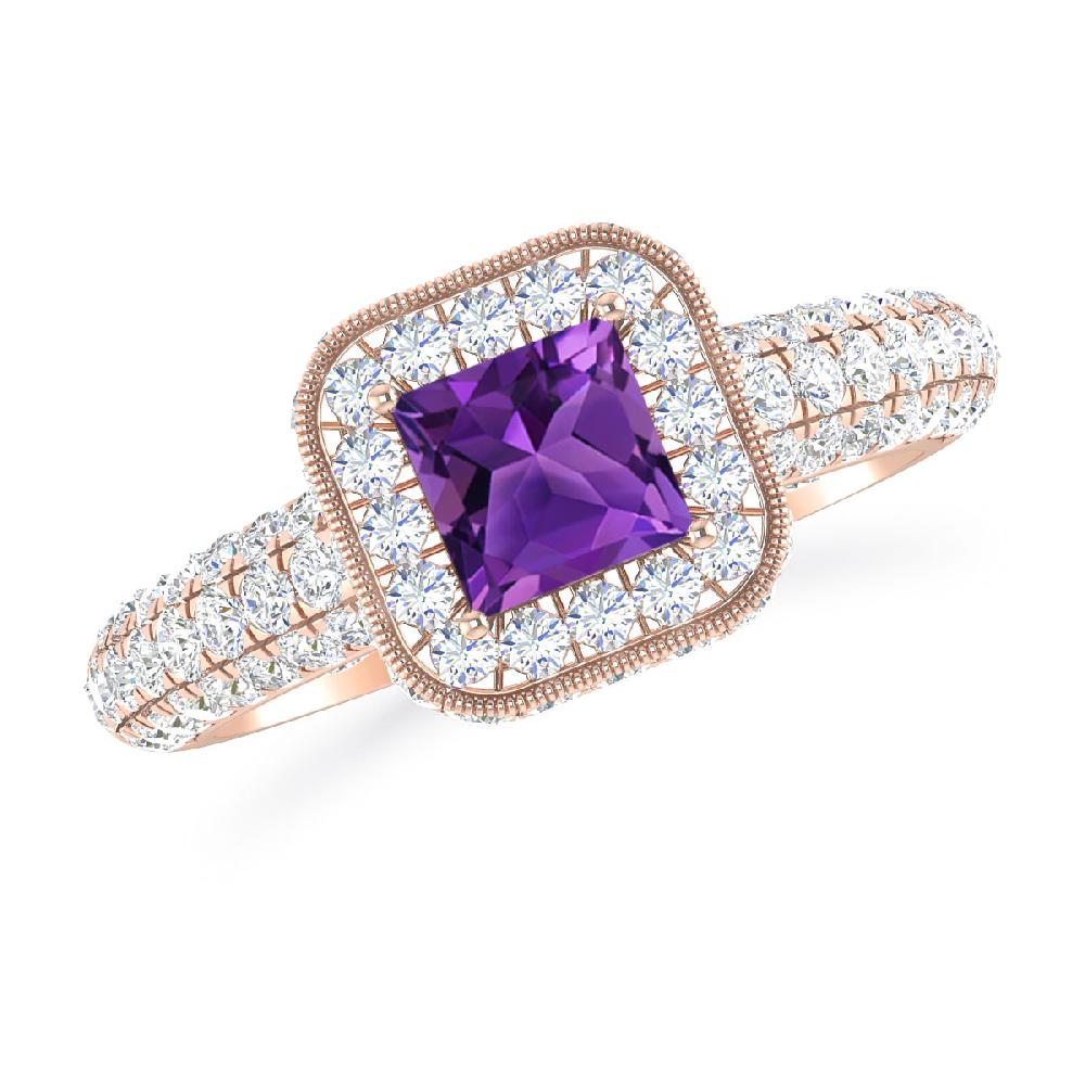 Rose Gold - Amethyst