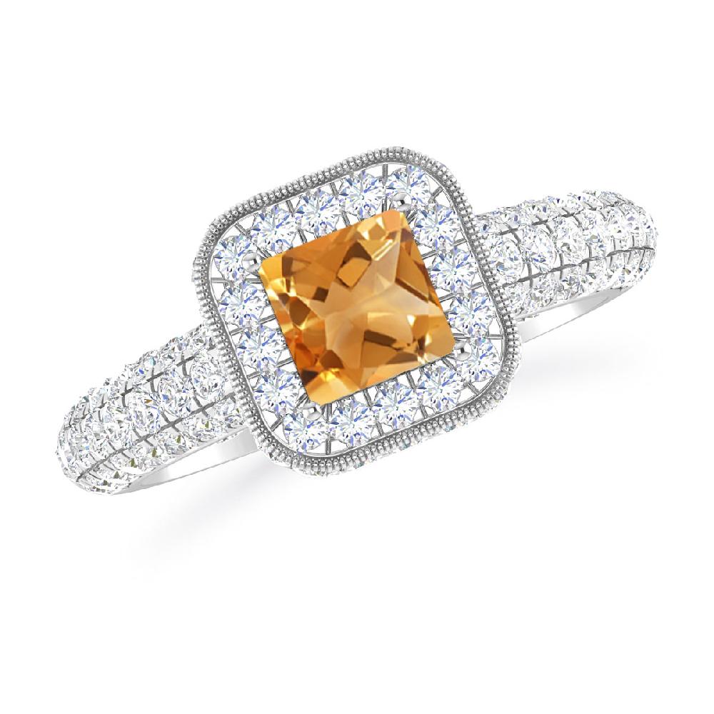 White Gold - Citrine