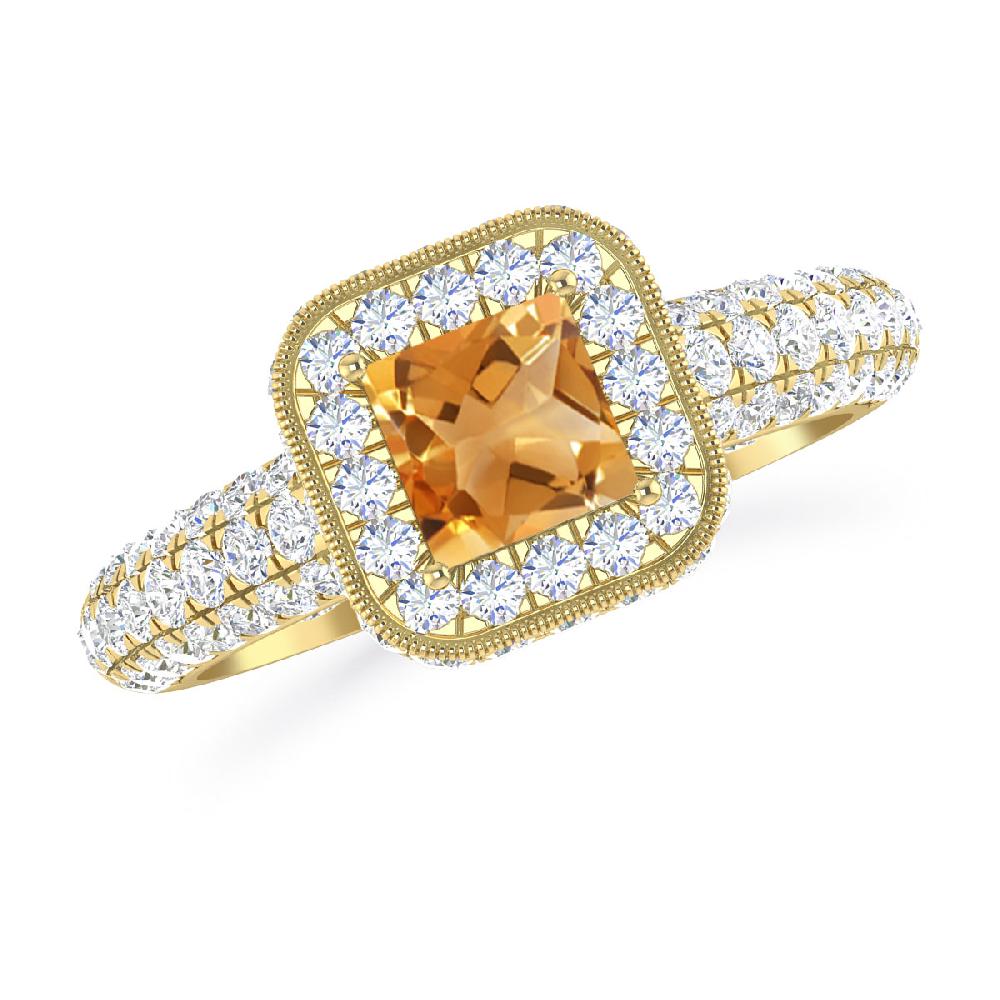 Yellow Gold - Citrine