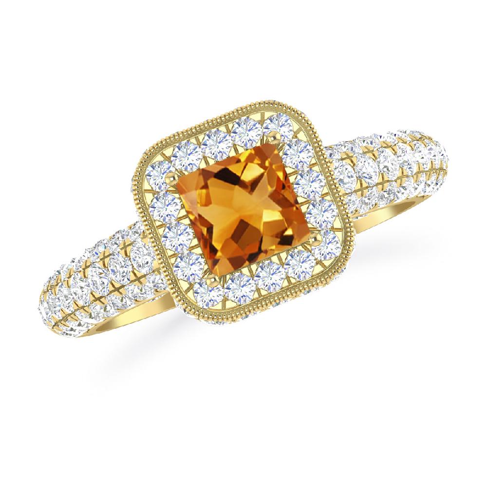 Yellow Gold - Citrine