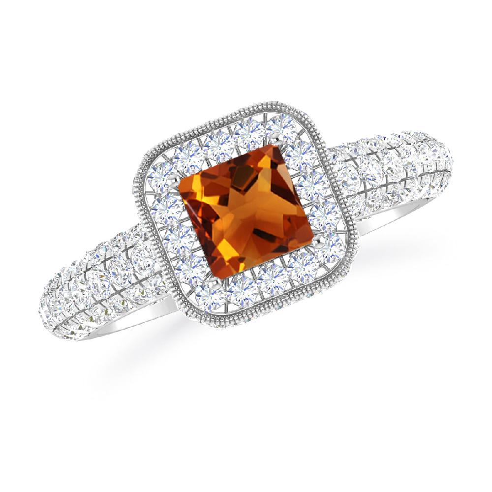 White Gold - Citrine