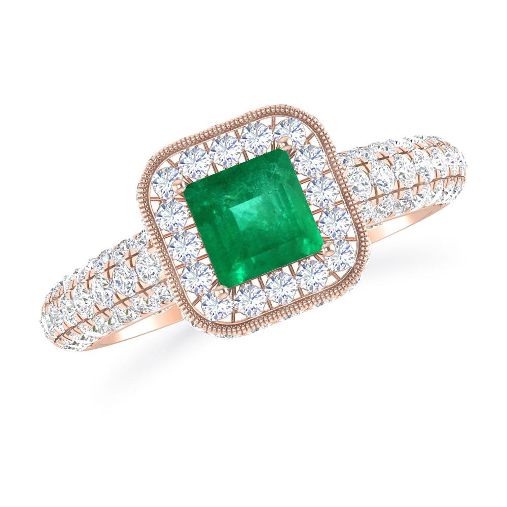 Rose Gold - Emerald