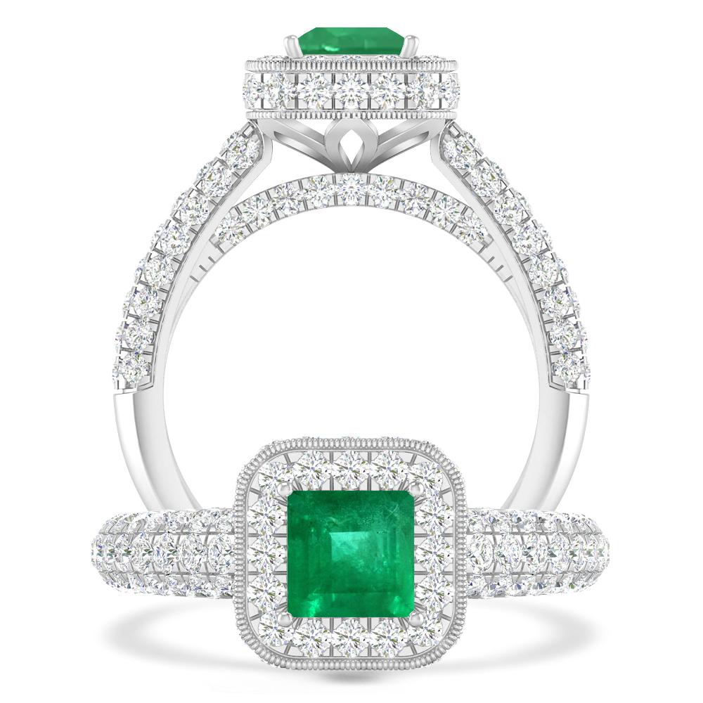 White Gold - Emerald