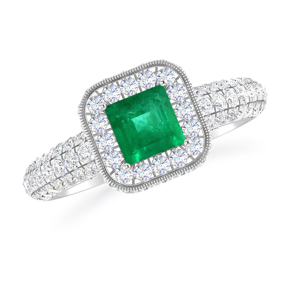 White Gold - Emerald