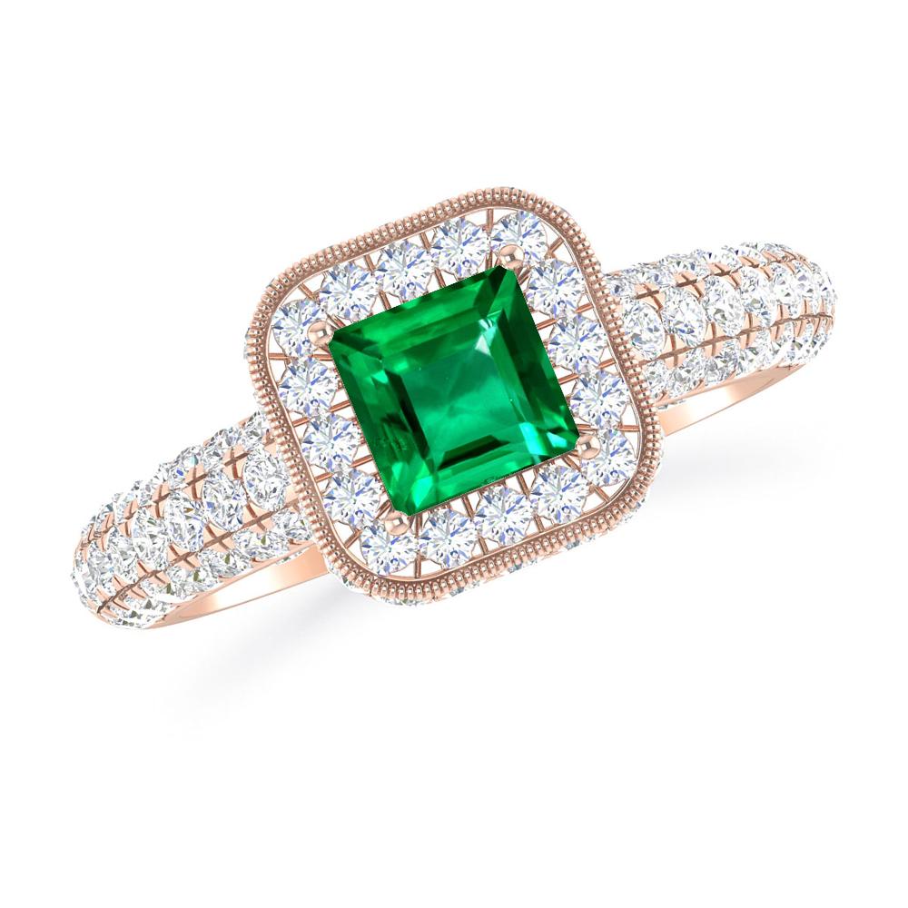 Rose Gold - Emerald