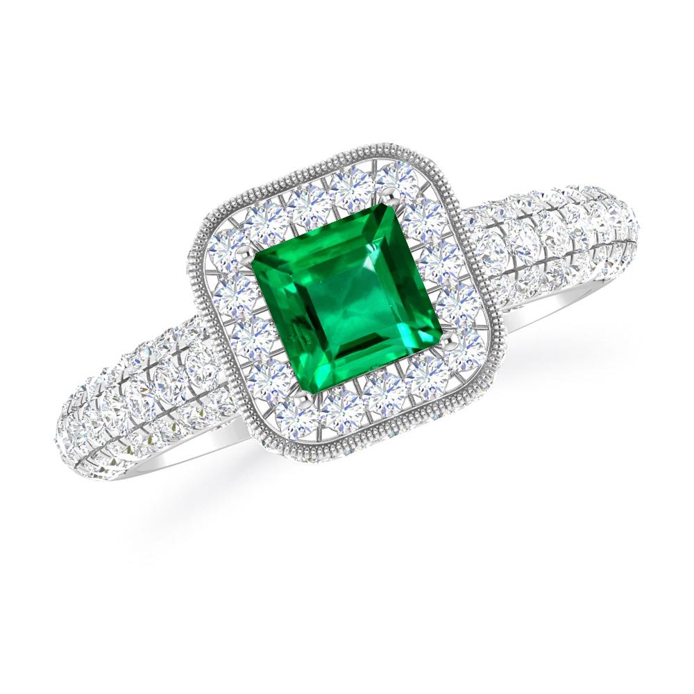 White Gold - Emerald