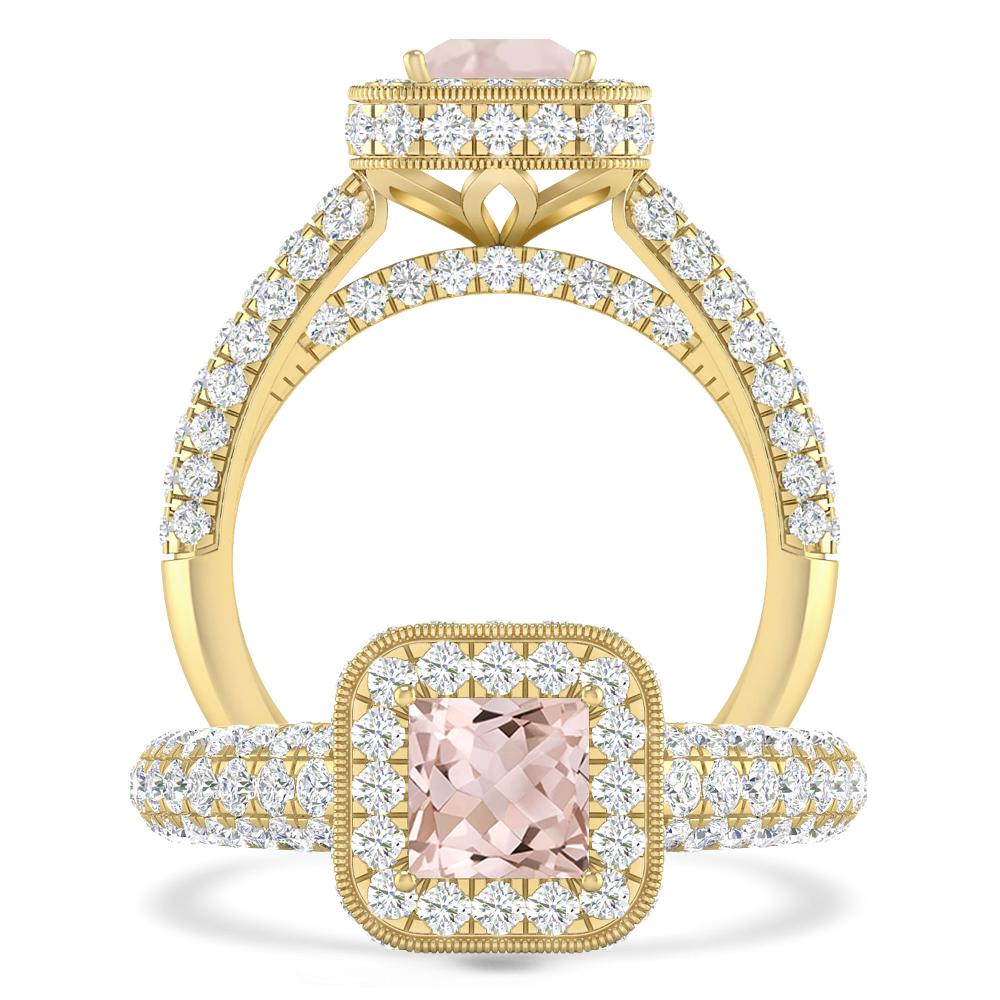 Yellow Gold - Morganite