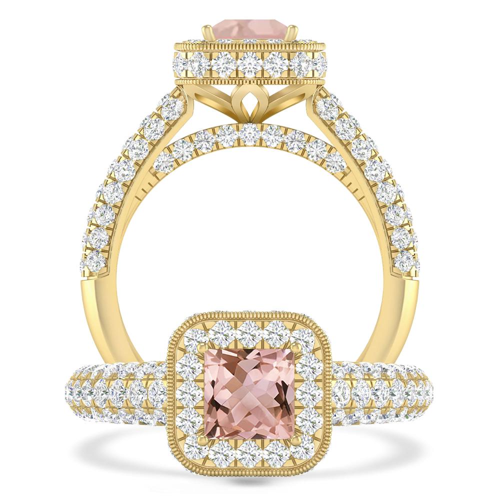 Yellow Gold - Morganite