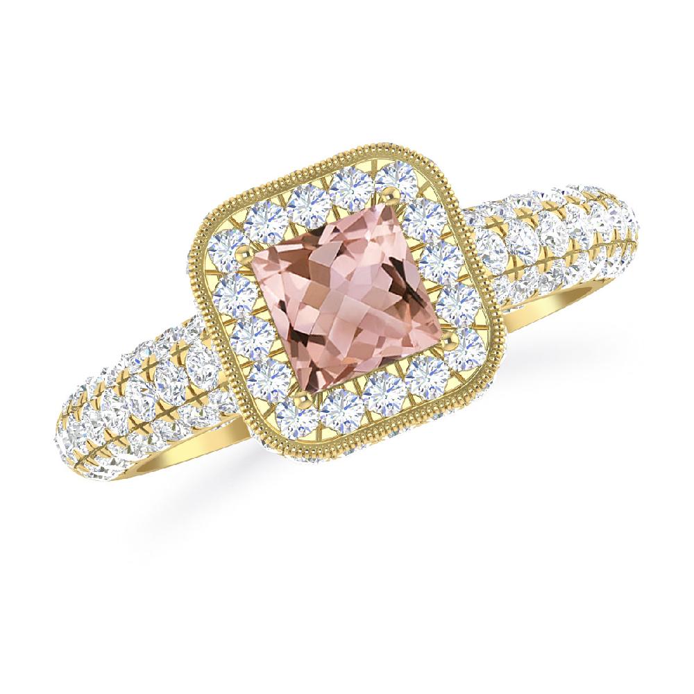 Yellow Gold - Morganite