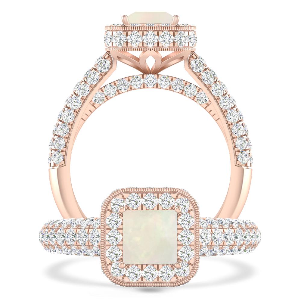 Rose Gold - Opal