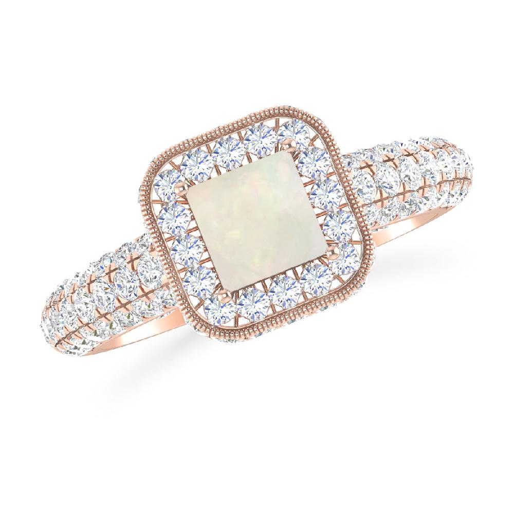 Rose Gold - Opal