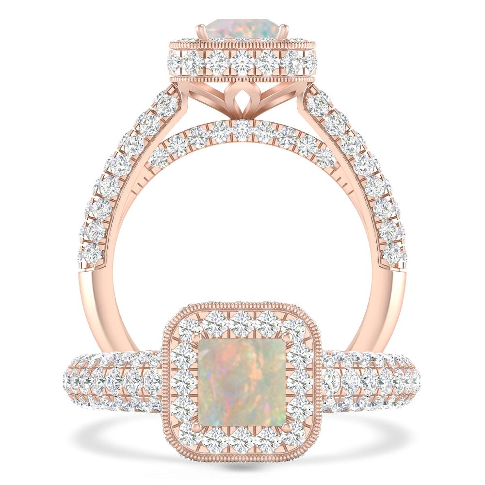 Rose Gold - Opal