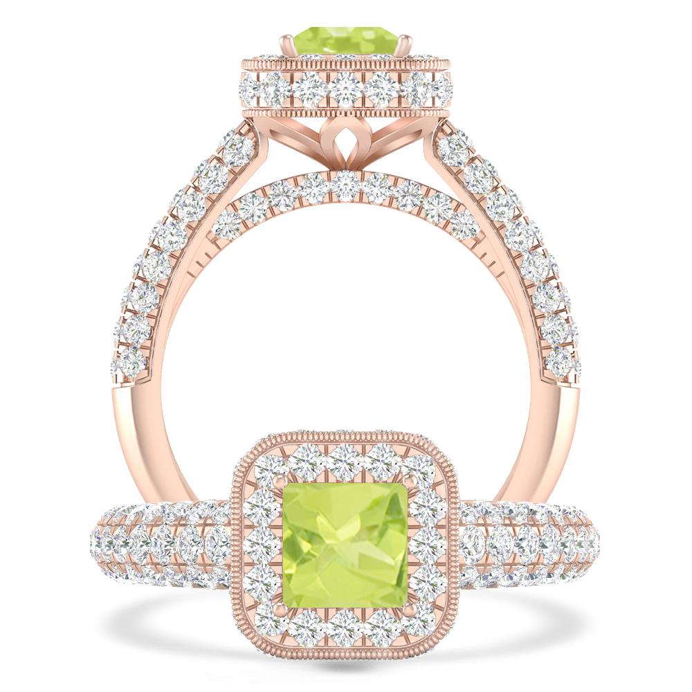 Rose Gold - Peridot