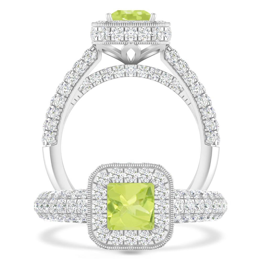 White Gold - Peridot