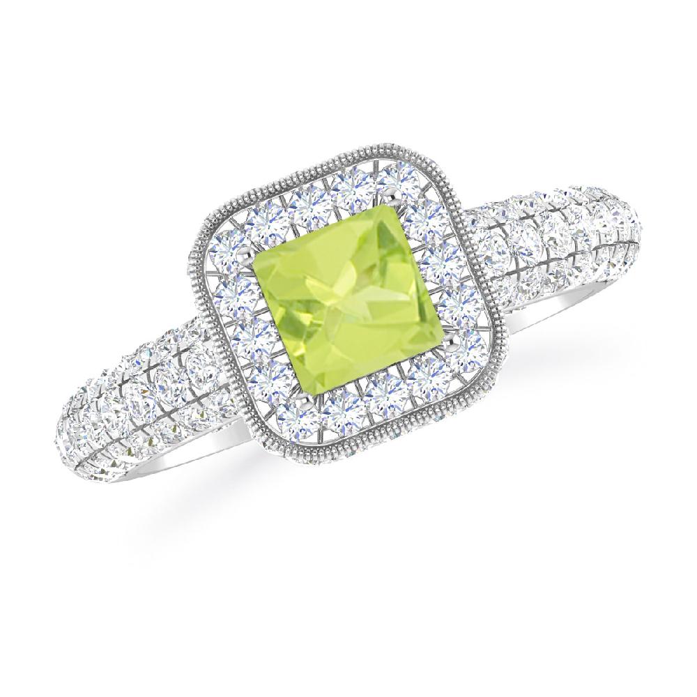 White Gold - Peridot