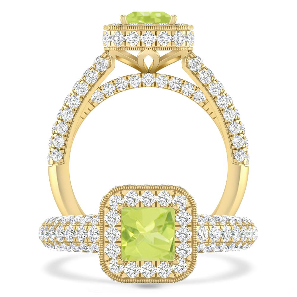 Yellow Gold - Peridot